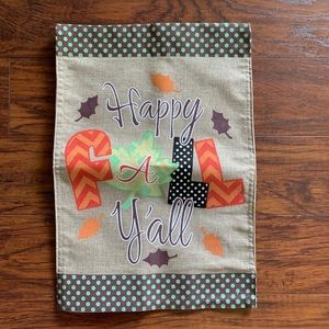 Happy Fall Y’all garden flag